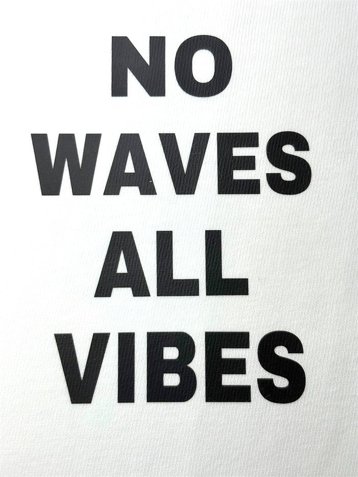 NO WAVE ALL VIBES LOGO T-SHIRT
