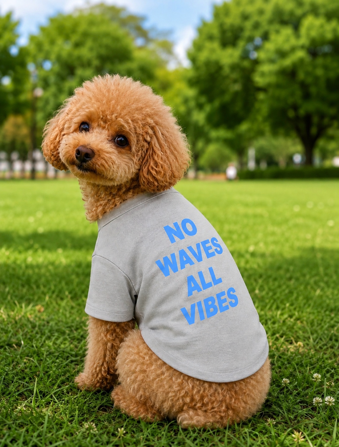 DOG WEAR — NO WAVES ALL VIBES LOGO