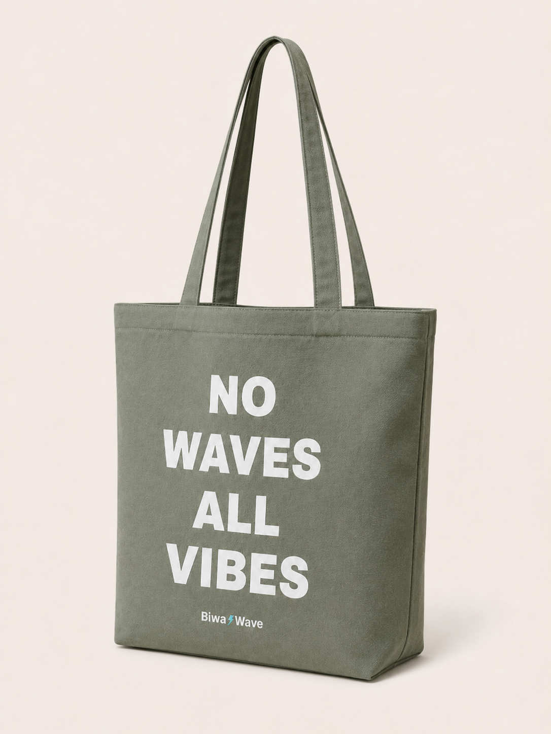 NO WAVES ALL VIBES LOGO BAG
