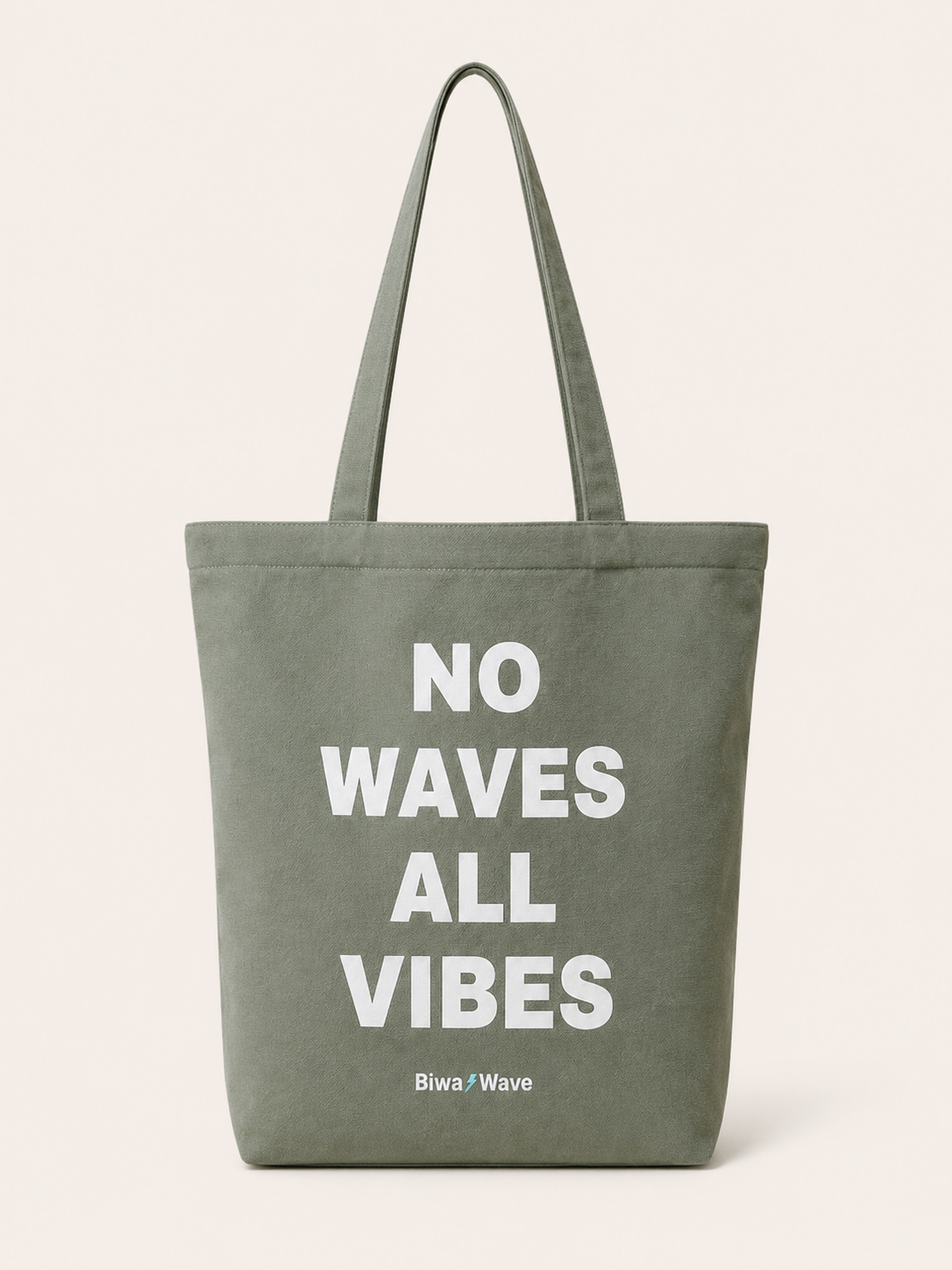 NO WAVES ALL VIBES LOGO BAG