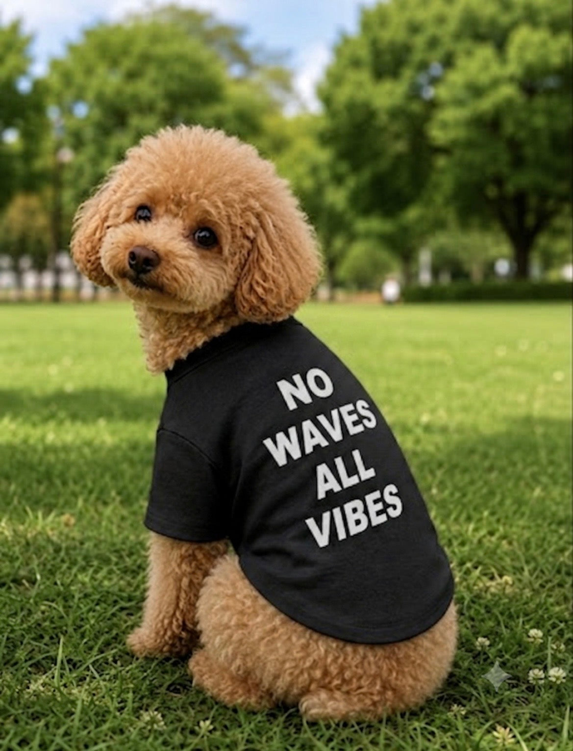DOG WEAR — NO WAVES ALL VIBES LOGO