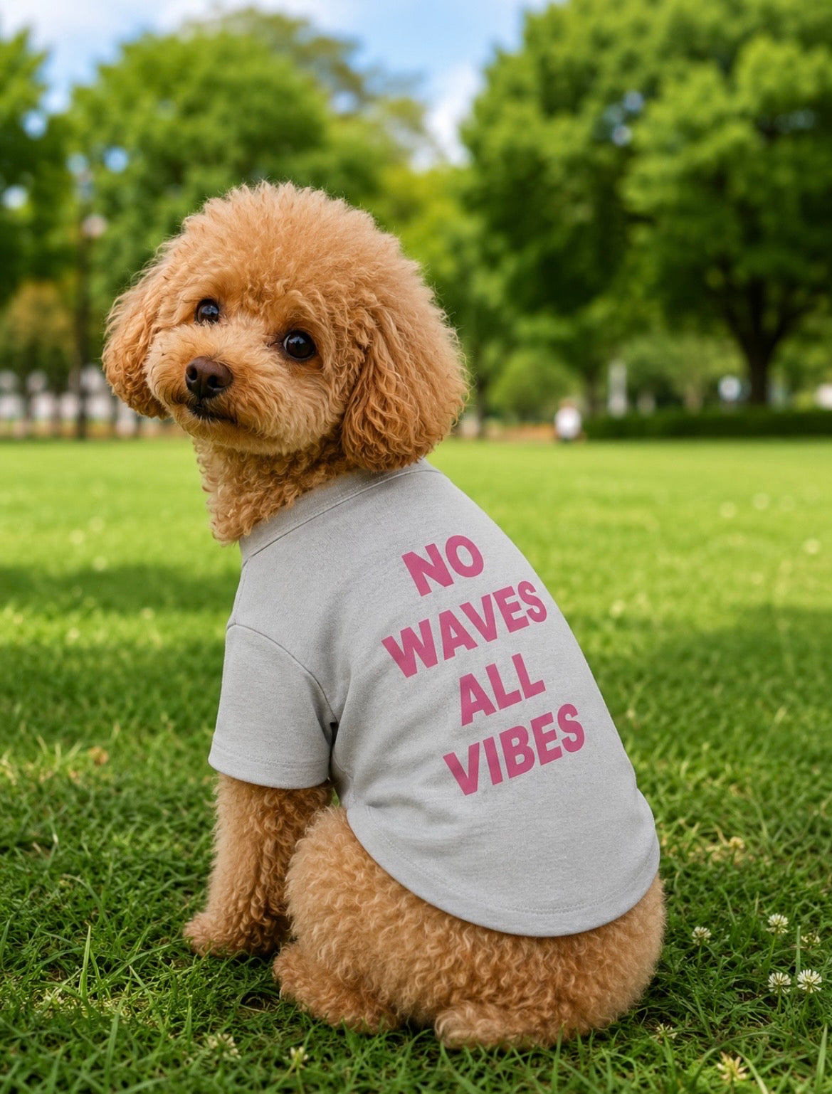 DOG WEAR — NO WAVES ALL VIBES LOGO