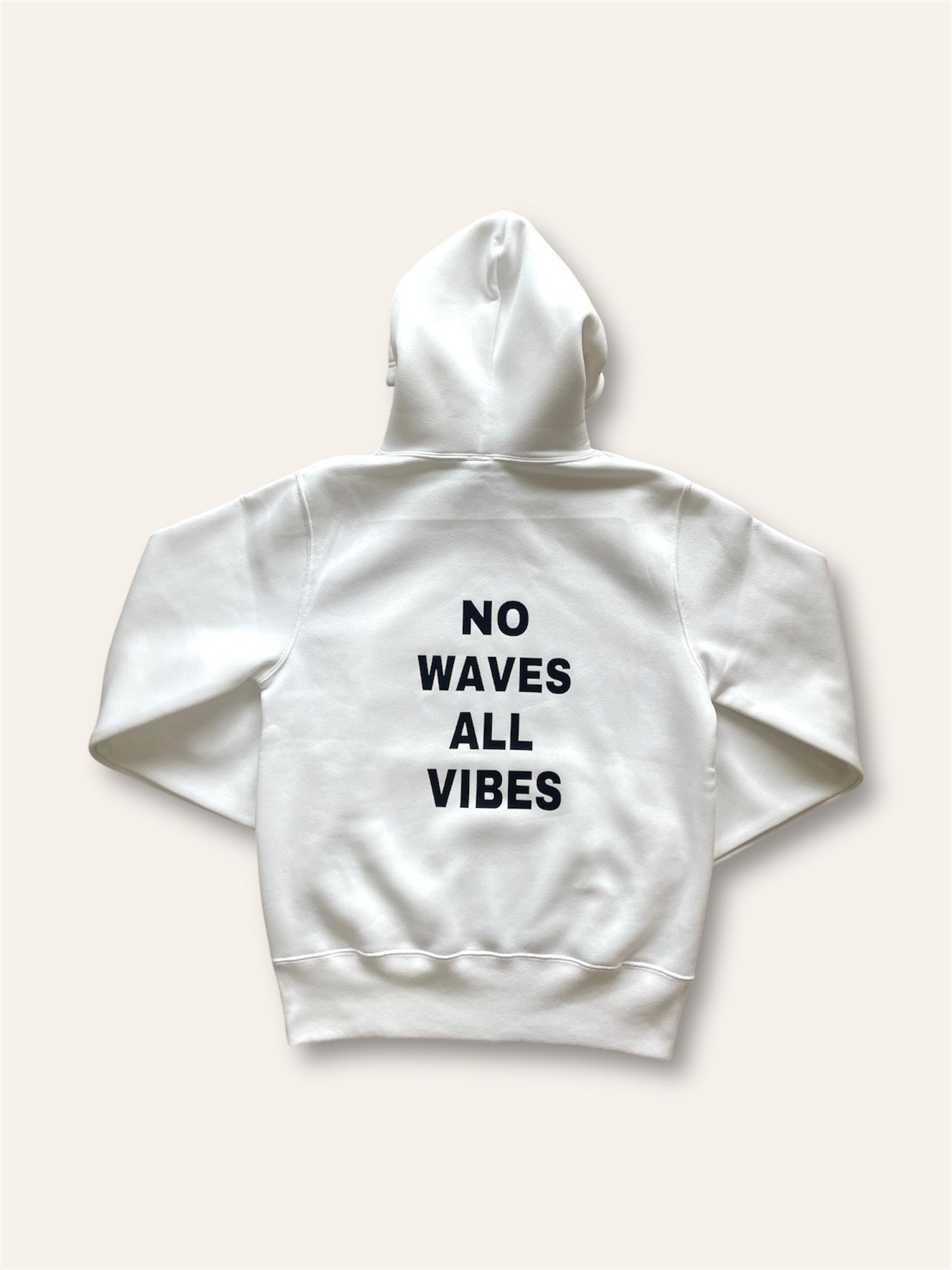 NO WAVE ALL VIBES BACKPRINT HOODIE