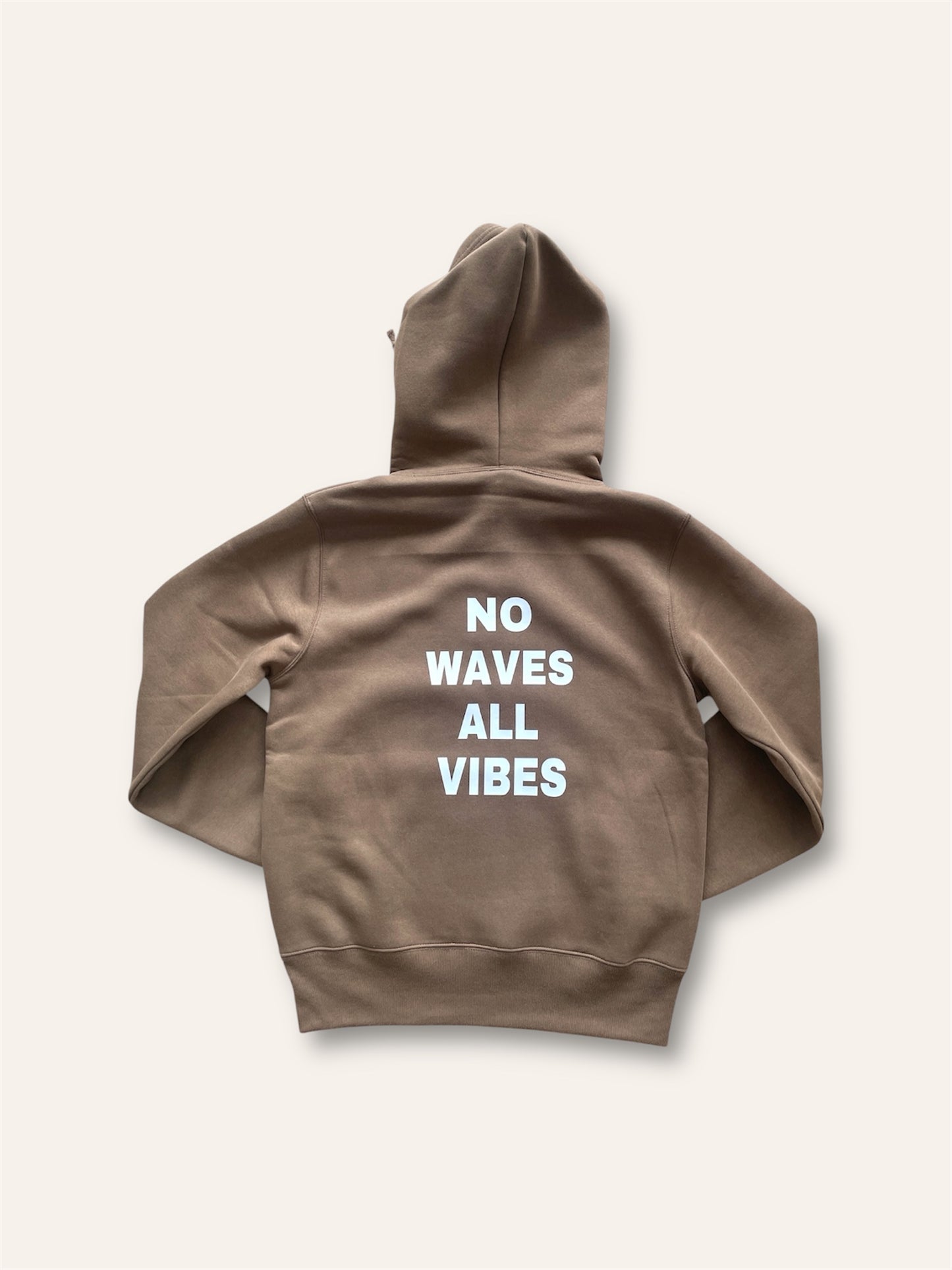 NO WAVE ALL VIBES BACKPRINT HOODIE