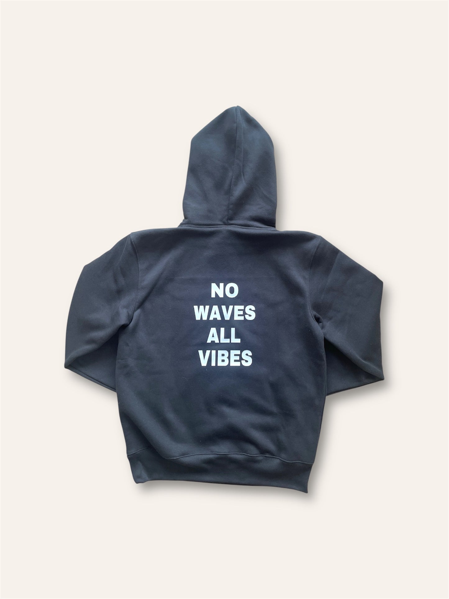 NO WAVE ALL VIBES BACKPRINT HOODIE