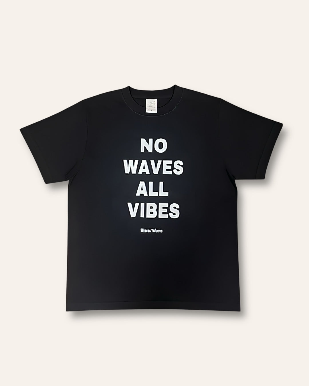 NO WAVE ALL VIBES FRONT LOGO T-SHIRT