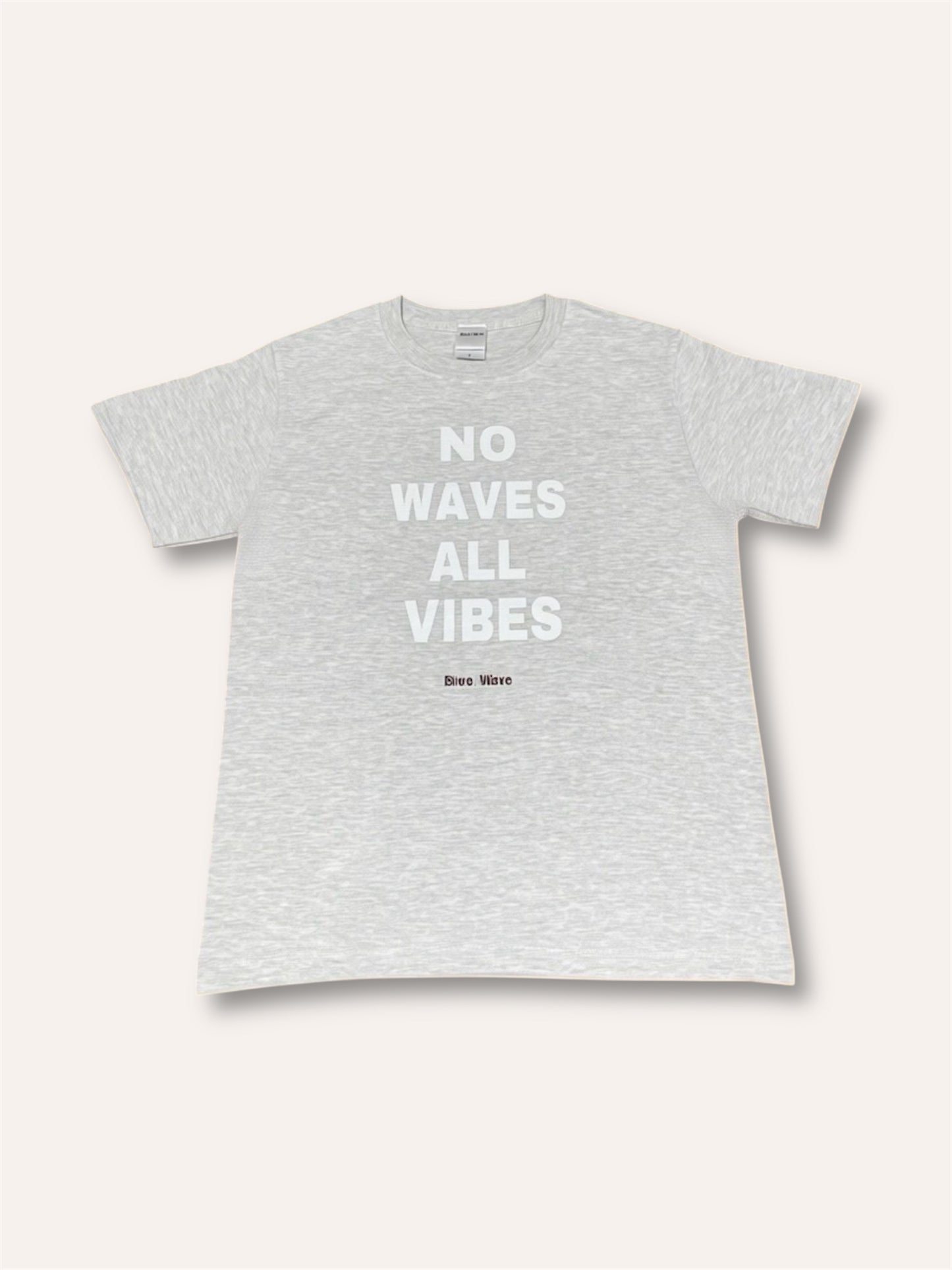 NO WAVE ALL VIBES FRONT LOGO T-SHIRT