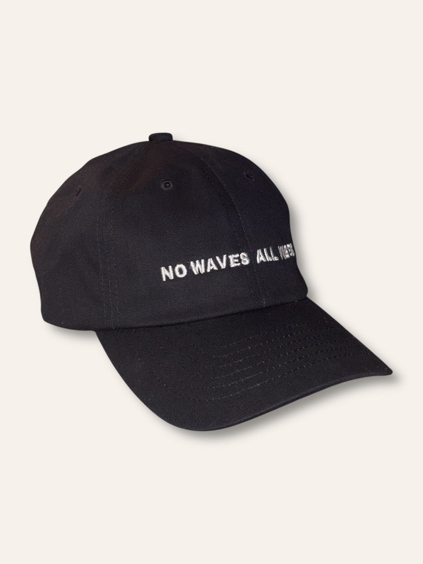 NO WAVES ALL VIBES LOGO CAP