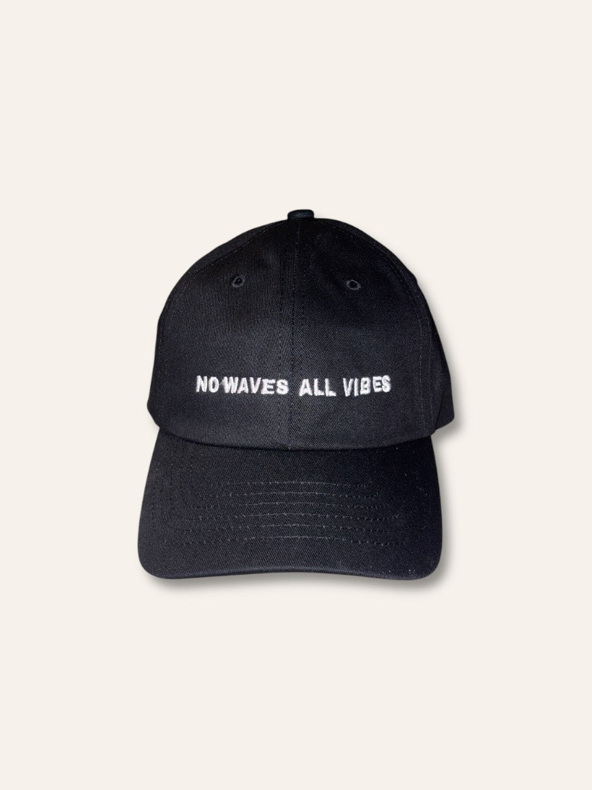 NO WAVES ALL VIBES LOGO CAP