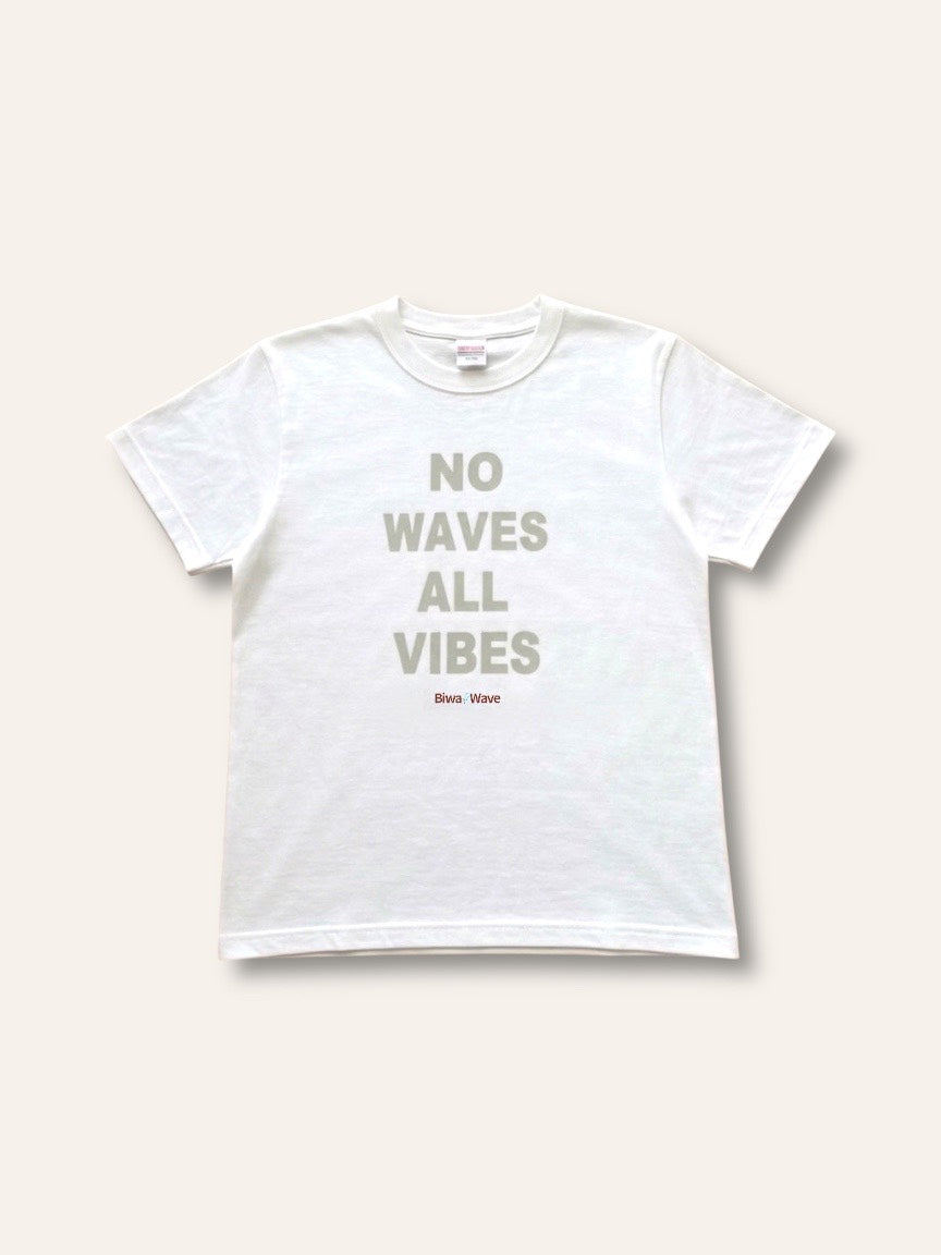 NO WAVE ALL VIBES FRONT LOGO T-SHIRT