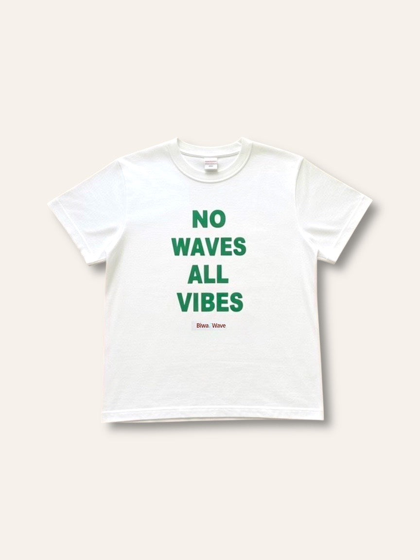 NO WAVE ALL VIBES FRONT LOGO T-SHIRT