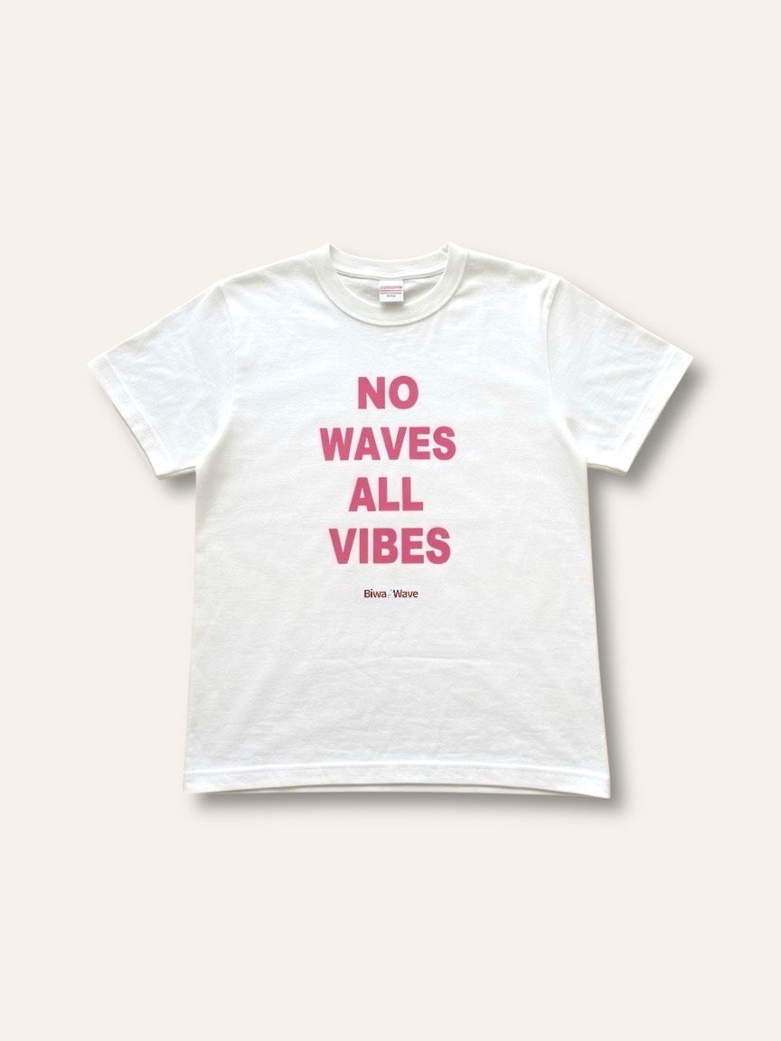 NO WAVE ALL VIBES FRONT LOGO T-SHIRT