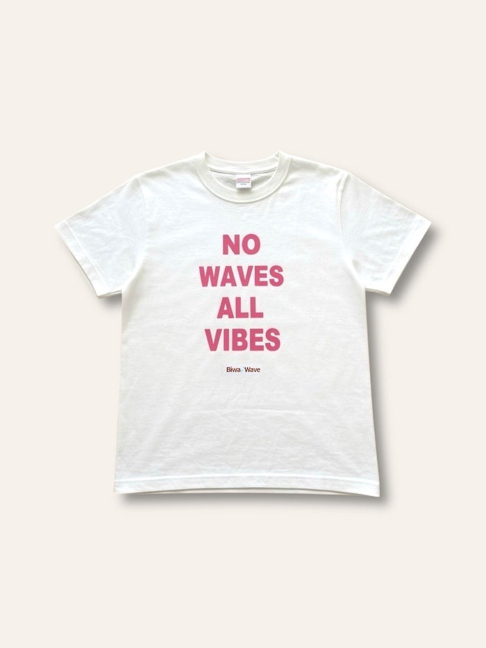 NO WAVE ALL VIBES FRONT LOGO T-SHIRT