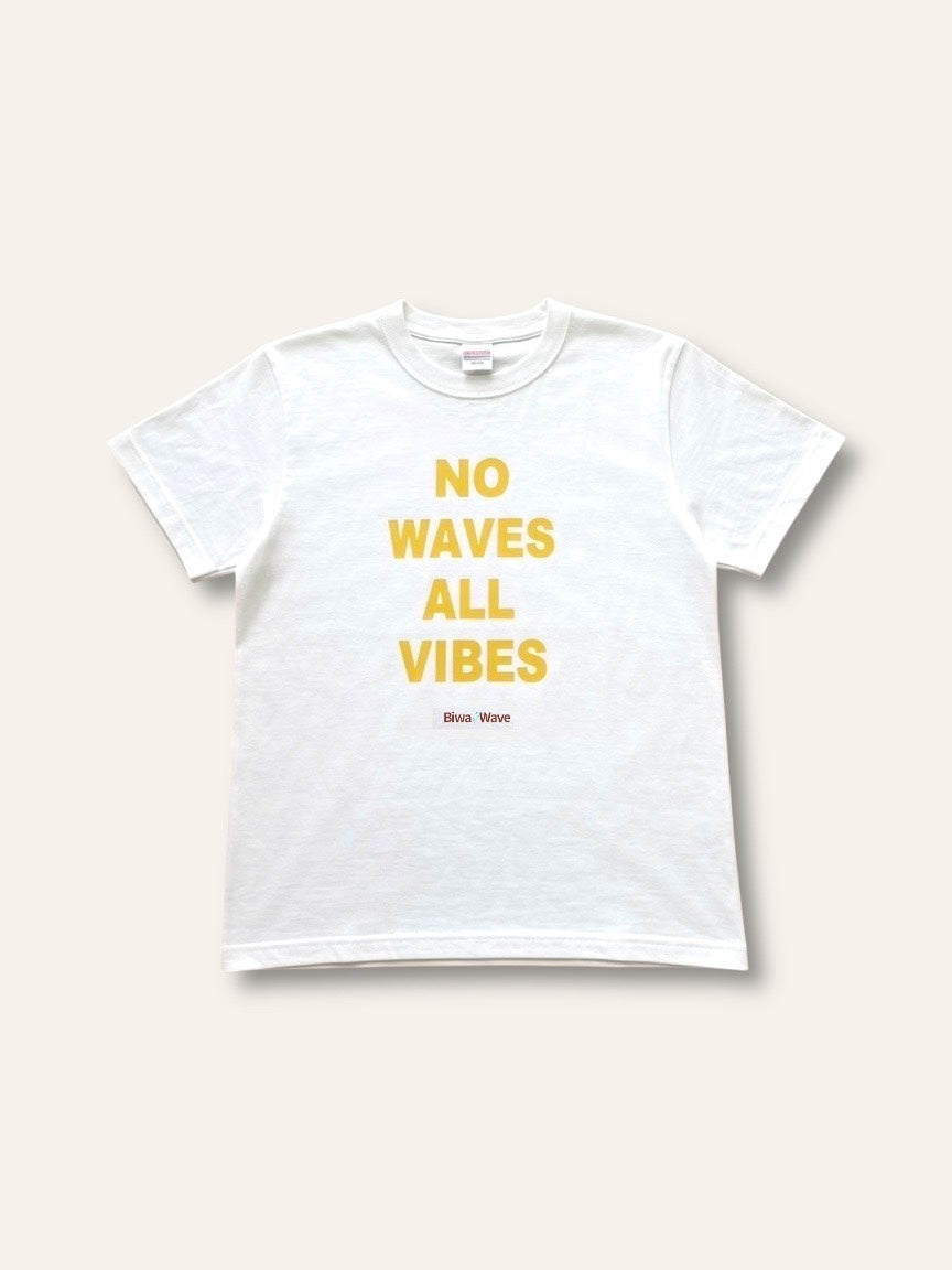 NO WAVE ALL VIBES FRONT LOGO T-SHIRT