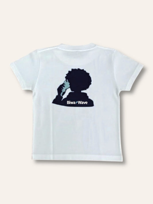 NO WAVE ALL VIBES LOGO BACKPRINT Afro-Kun T-SHIRT