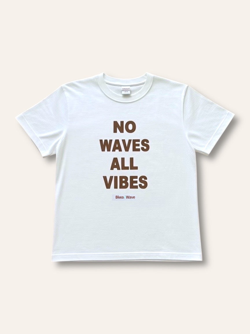 NO WAVE ALL VIBES FRONT LOGO T-SHIRT
