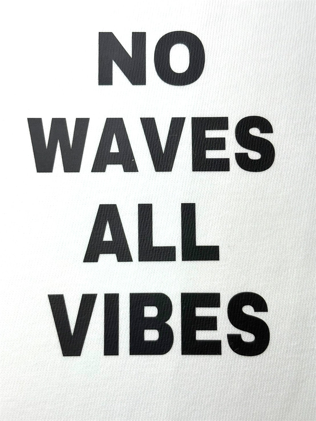 NO WAVE ALL VIBES LOGO T-SHIRT