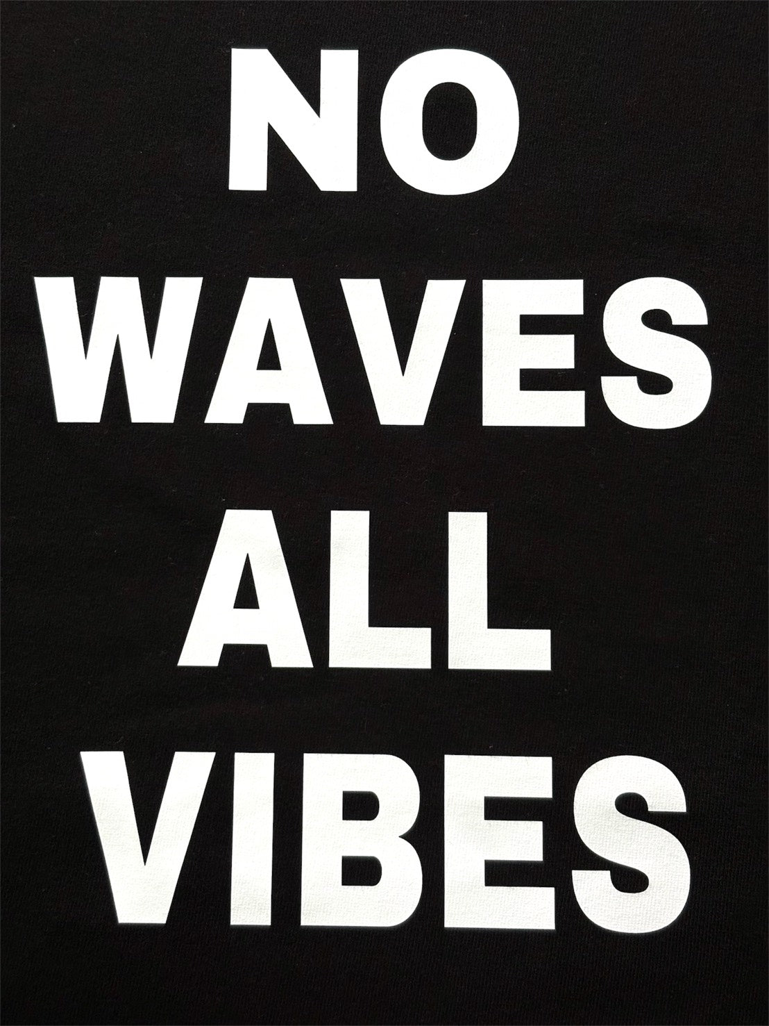 NO WAVE ALL VIBES LOGO T-SHIRT